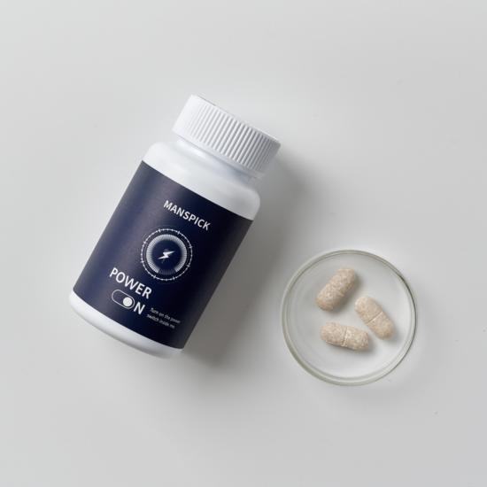 Men's Pick Power On Leucin Maca Arginin Männliche Vitalität Ausdauerlösung, 60 Tabletten, 1 Einheit, koreanisches Naturkost