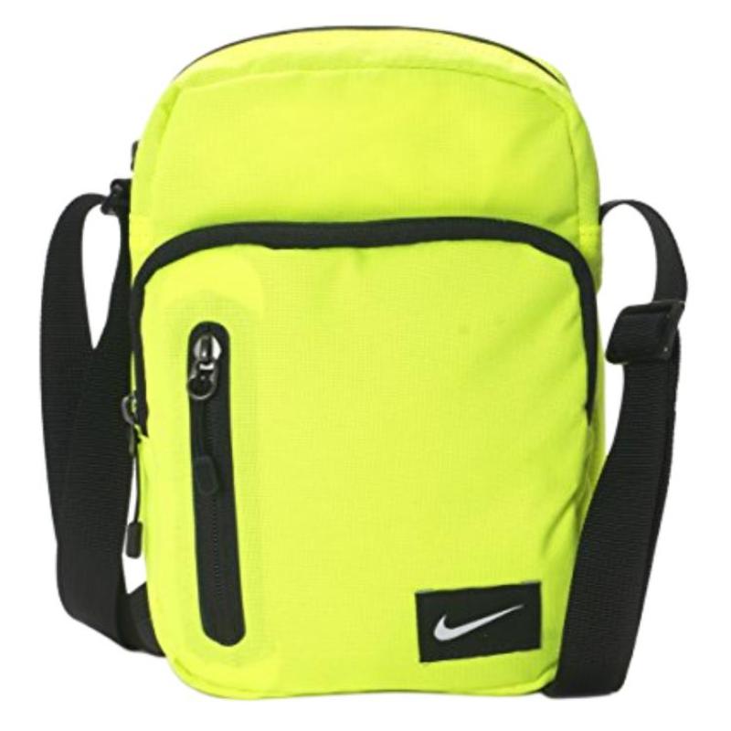 Nike Core Polyester Crossbody Bags Small Unisex Yellow Green Casual BA4293-701