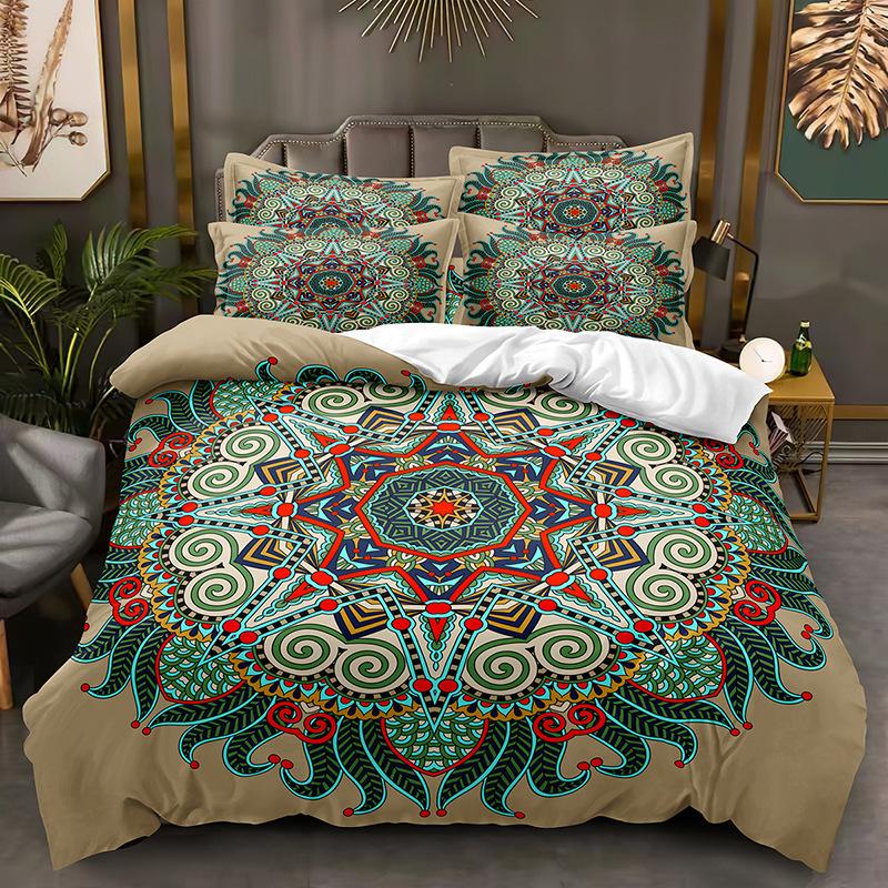 Fashion Technology Printing, 3D Digital Printing, Bedding, Duvet Covers, Pillowcases, Three-piece Sets
