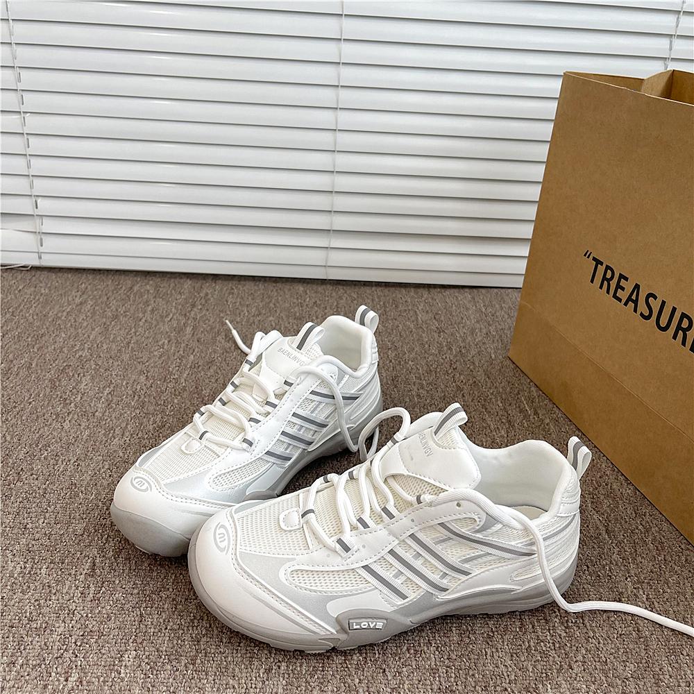 Mesh breathable Forrest Gump shoes women's 2025 summer new versatile lightweight sports and leisure shoes lightweight thin German training shoes