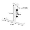 1/2pcs Adjustable Desk Edge Hook Without Punching Office Desktop Edge Hanging Bag Hook Student Backpack Storage Hanging Hook