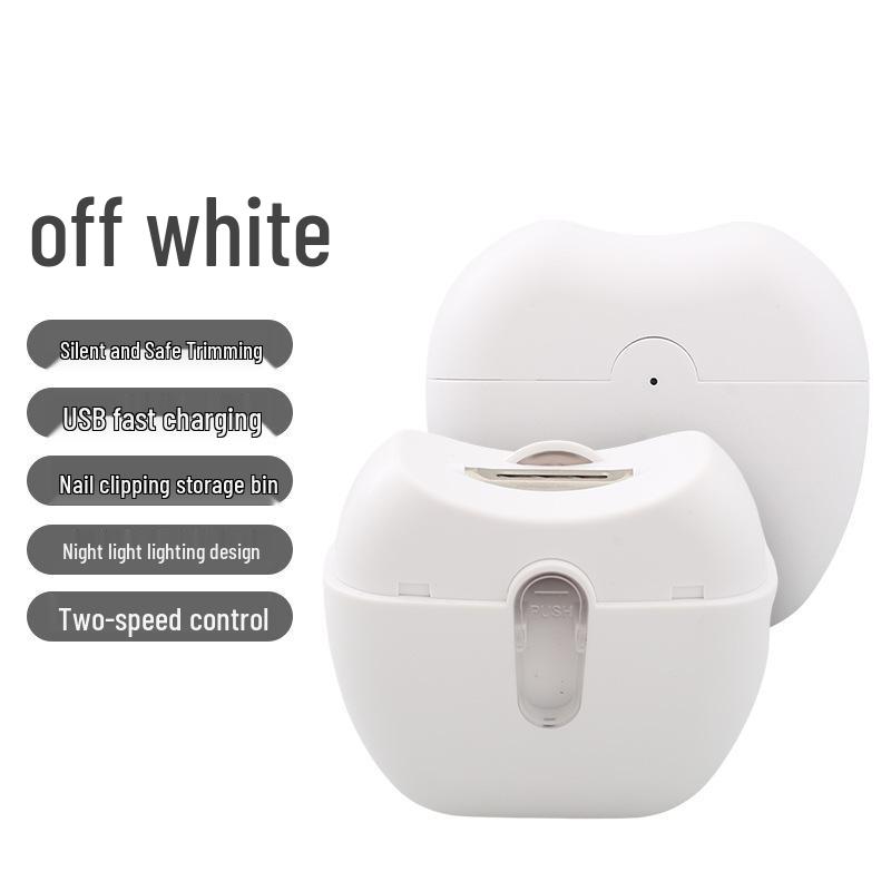 USB-wiederaufladbarer automatischer Nagelknipser für Babys & Ältere - Kompaktes elektrisches Trimmer & Schleifgerät