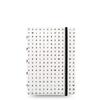 Filofax Notebook Pocket Impression Black and White 115046 (Official Import)