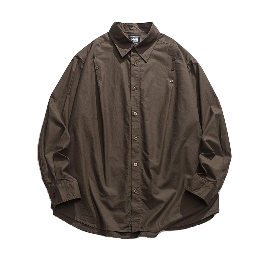 Hemd im amerikanischen Stil für schwere Arbeit Herren Vintage-Hemd 2023 Frühling und Herbst Neu Locker Vielseitig Lässiger Langarmmantel Mode