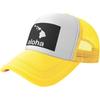 Aloha Hawaii Island Map Trucker Cap Breathable Mesh Snapback for Unisex Casual Outdoors