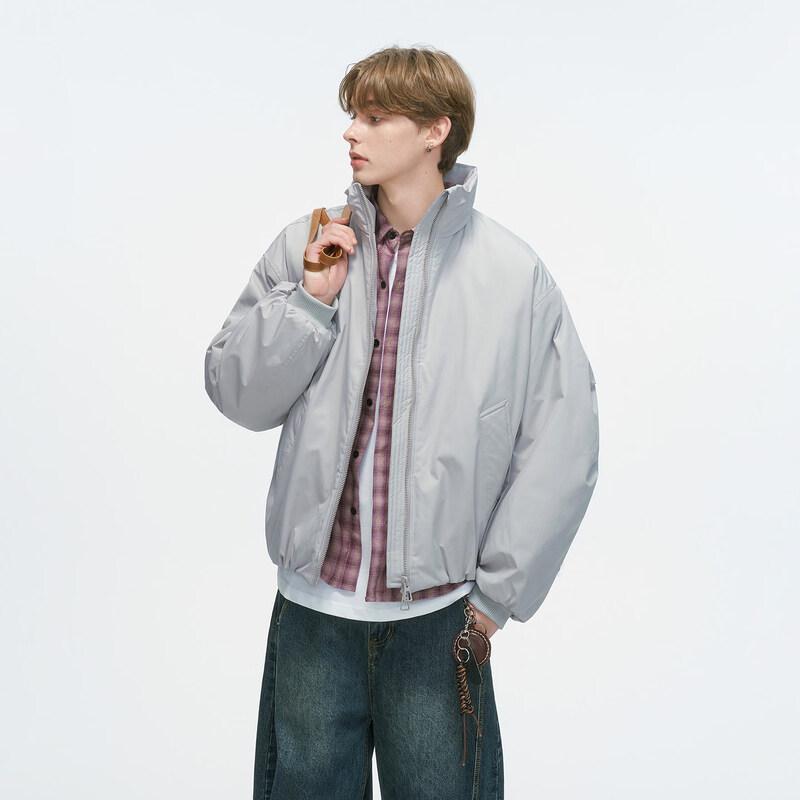 DREAM MADE Men's Cleanfit Stand-Collar Winter Padded Jacket