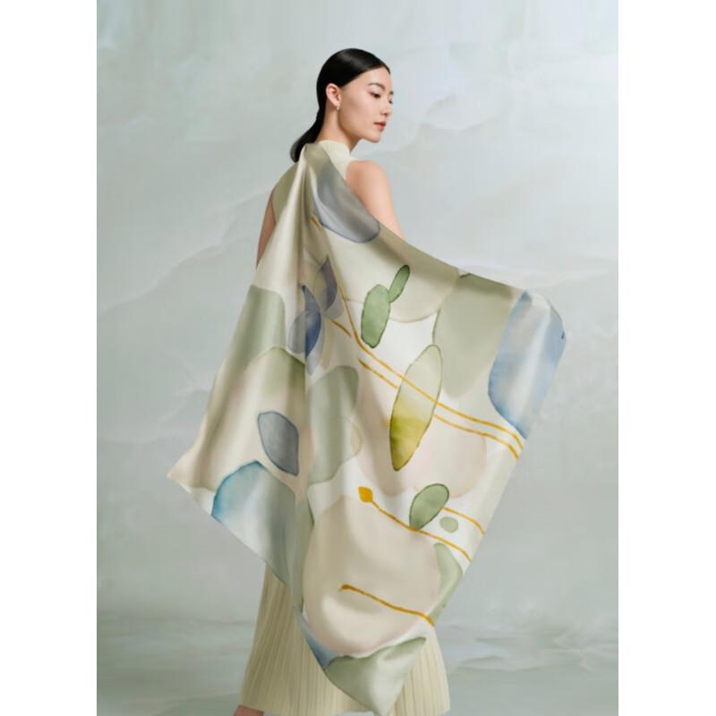 Wanshili Double-Sided Silk Square Scarf