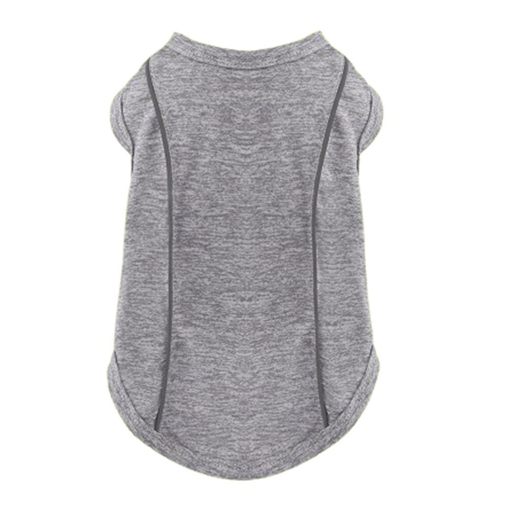 

XS-XXL Футболка для питомцев Защита от солнца Майка для щенка Костюм Жилет для собаки Одежда Чихуахуа L серый