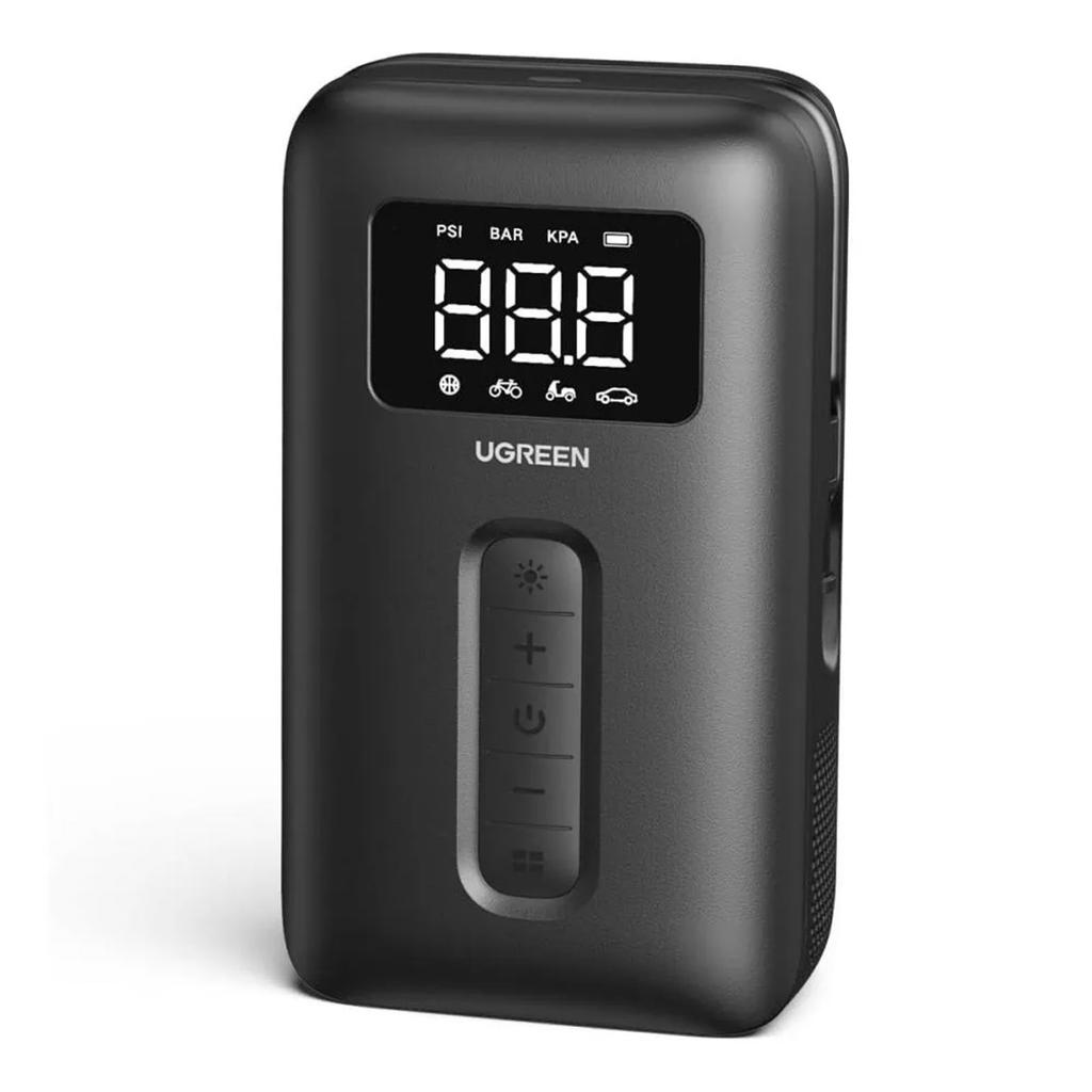 Ugreen CD259 Digital Tire Inflator & LED Emergency Light - Black