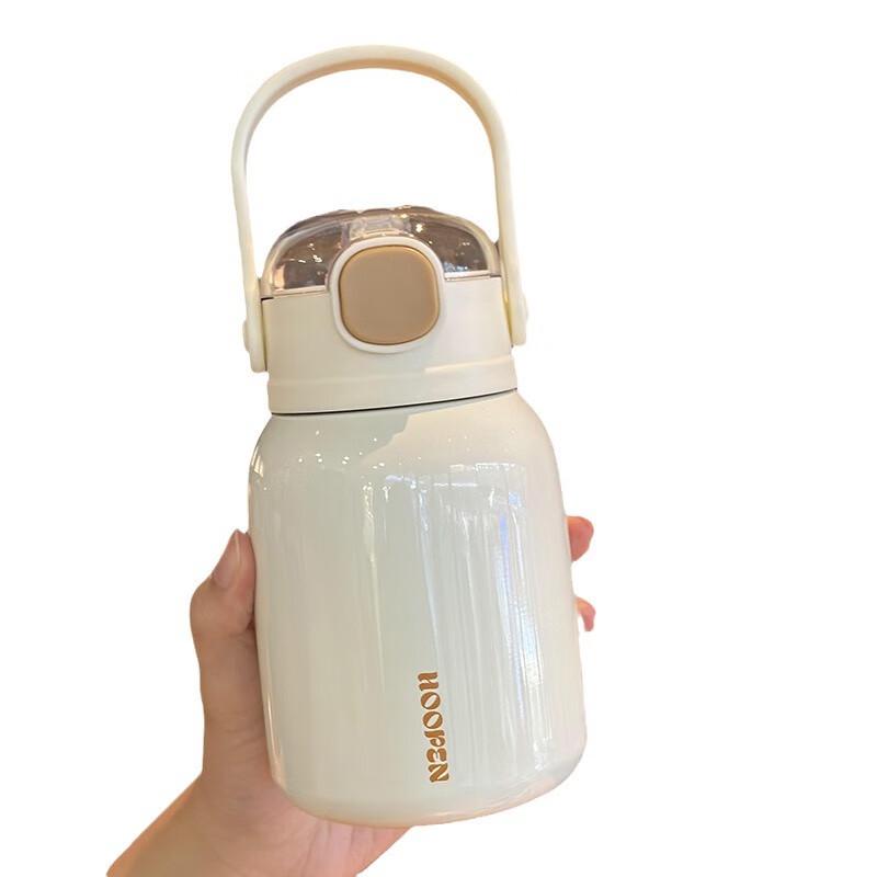 TLAKEHO 316 Stainless Steel Insulated Cute Belly Straw Cup