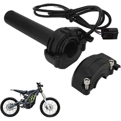 JFG RACING Dirt Bike Electric Throttle Sur Ron Twist Throttle Tube Nylon For SurRon S/X Electric Dirt Bike, Small, Black