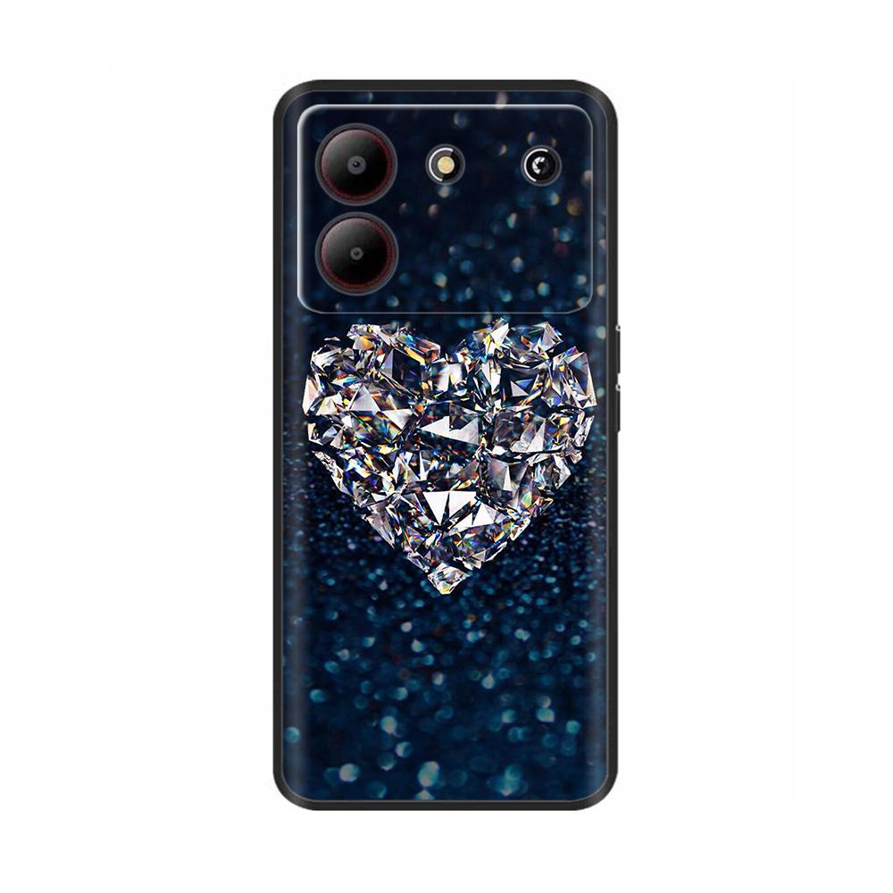 For ZTE Blade A54 Case Cover Black Protective Soft Silicone Phone Cases For ZTE Blade A54 TPU Coque Fundas For ZTE Blade A54