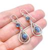 Labradorite Dangle Earrings: 925 Sterling Silver Jewelry