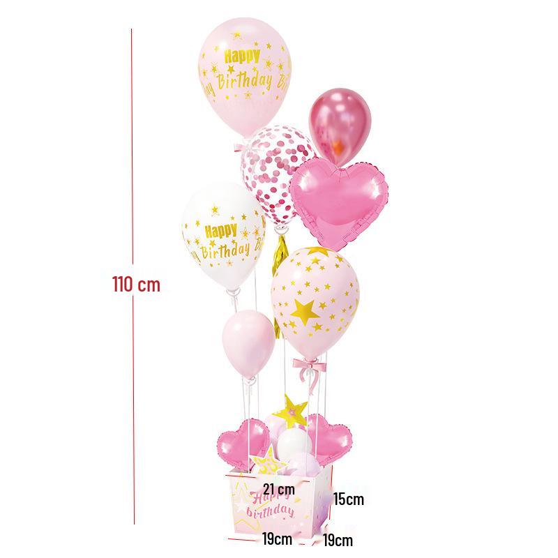 Birthday Balloon Set: Floating Columns & Table Decorations for Boys & Girls