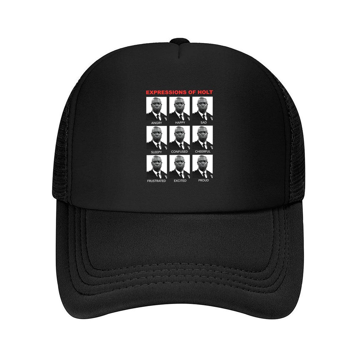 Holt Expressions Art - Inspired, Portrait Collage Design Mesh Baseball Cap One Size