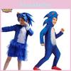Kostium Cosplay Sonic Kombinezon Dla Dzieci Halloween Odgrywanie Ról