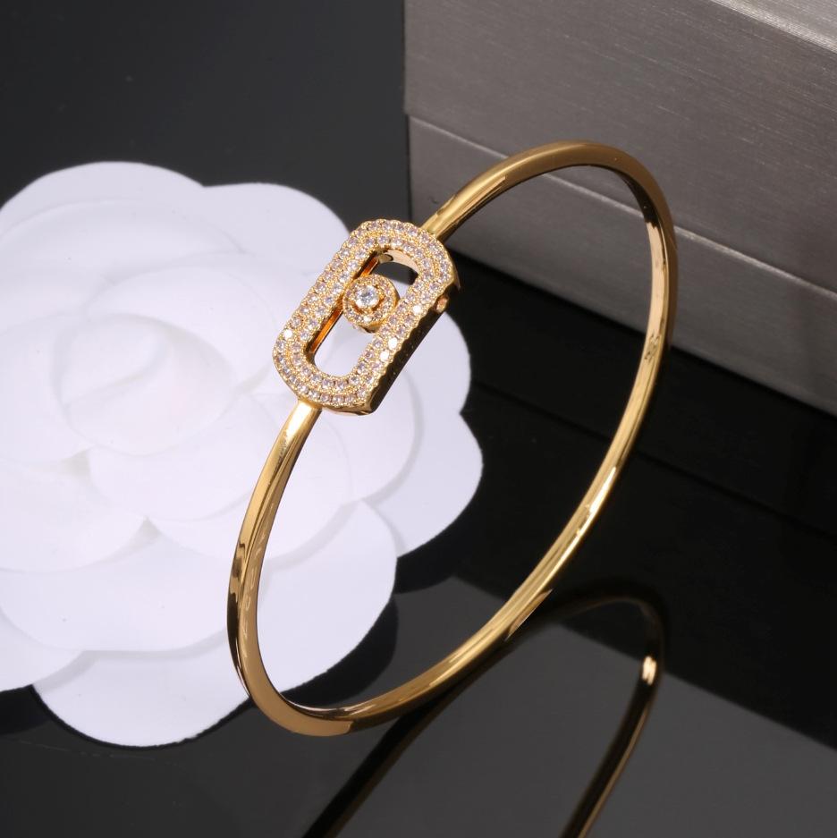 Bracelet Coulissant Unique Large Haut de Gamme Nouvelle Mode Luxe Léger Tempérament Haut de Gamme Bracelet Polyvalent