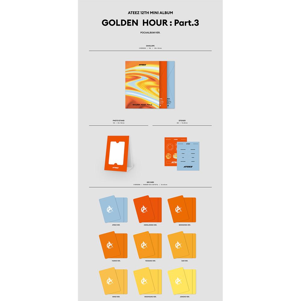ATEEZ GOLDENE STUNDE : Teil 3 (POCAALBUM VER.)