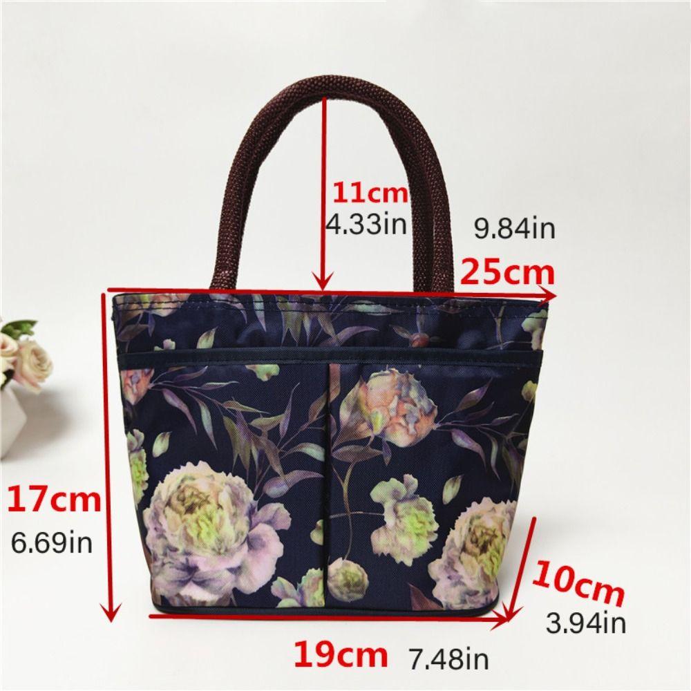 Blumen Rosen Tragetasche Schultertasche Eimer Umhängetasche Mode Blumen Handtasche Reise