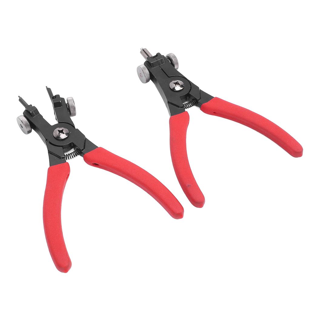 2pcs Snap Ring Pliers Set Adjustable Internal External Snap Ring Pliers for Most Vehicles Snap Ring Retaining Remover