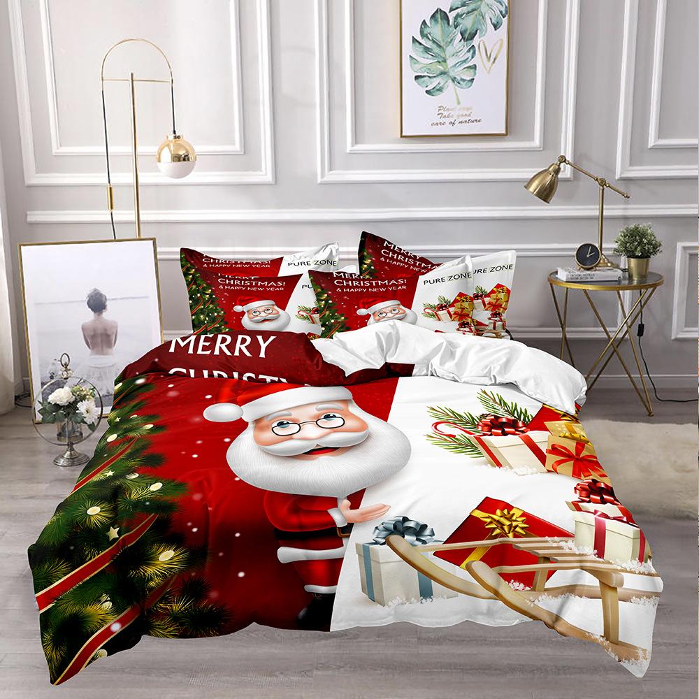 Fashion Technology Printing, 3D Digital Printing, Bedding, Duvet Covers, Pillowcases, Three-piece Sets