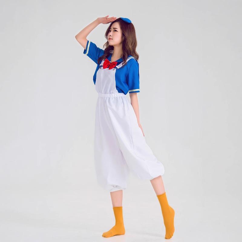 New Adult Children's Cute Duck Sailor Suit Navy Style Duck Cartoon Anime Characters