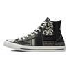Converse Chuck Taylor All Star Ctas Hi Casual Versatile High-Top Canvas Sneakers Unisex Sneakers Black White 172434C