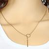 Punk Fashion Jewelry Simple Metal Circle Short Necklace Necklace Women's Clavicle Chain Necklace