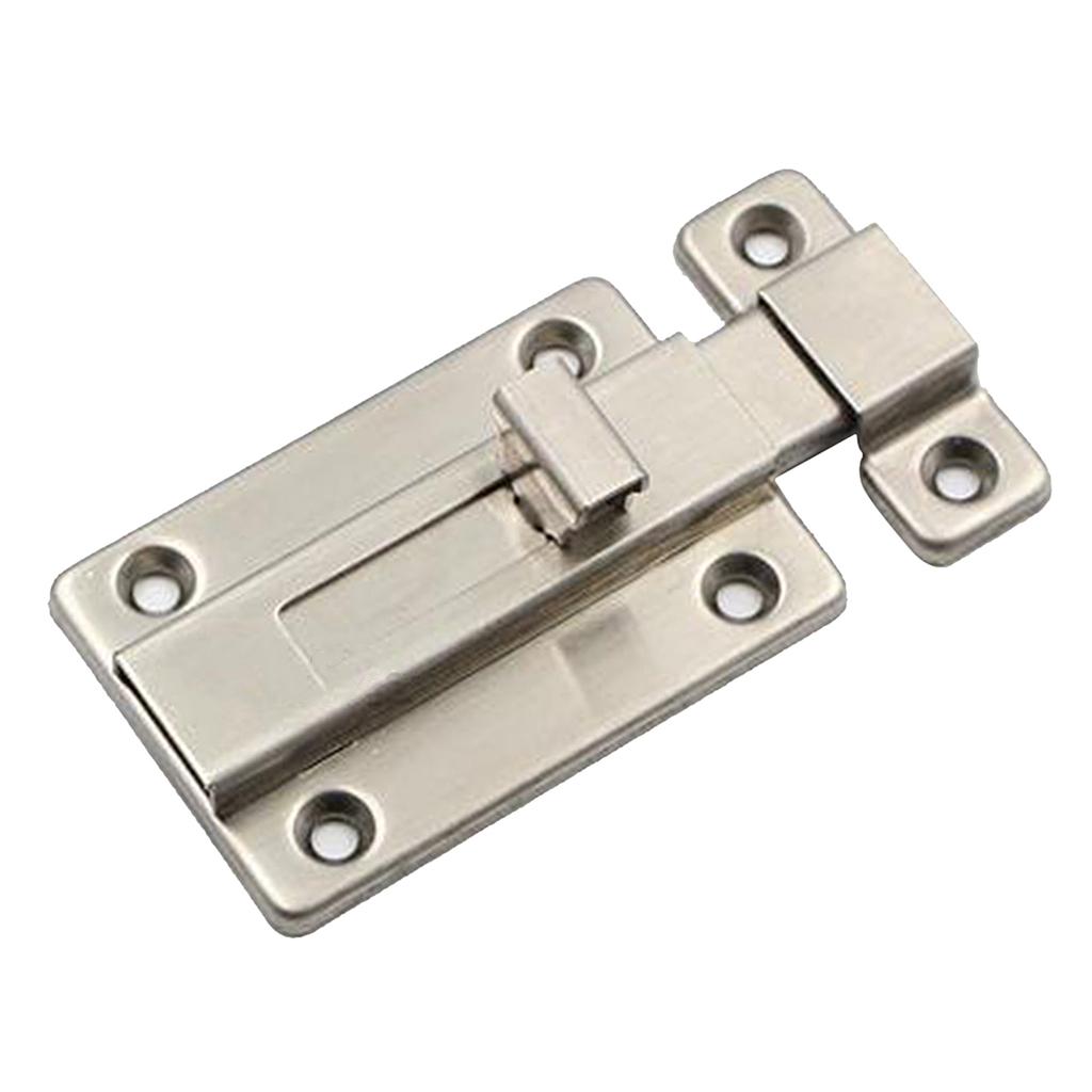 Sturdy Door Security Slide Latch Lock with Screws 3inch 3Pcs Garden