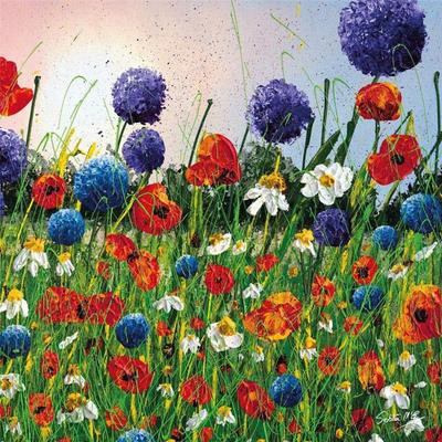 Siobhan McEvoy Blooming Gorgeous Framed Canvas Print