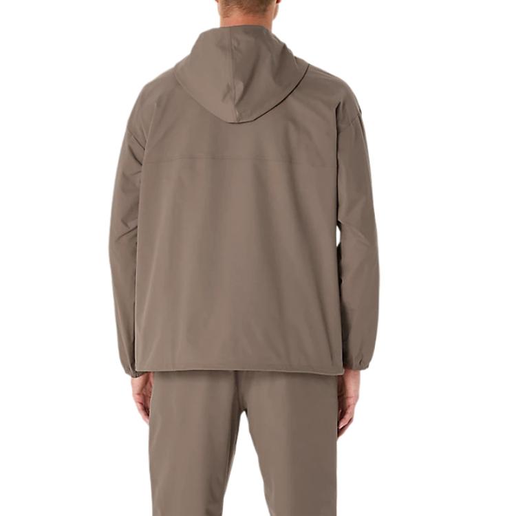 Asics Jackets Men's Light Taupe Hooded Moderate Workwear 2031E893-020