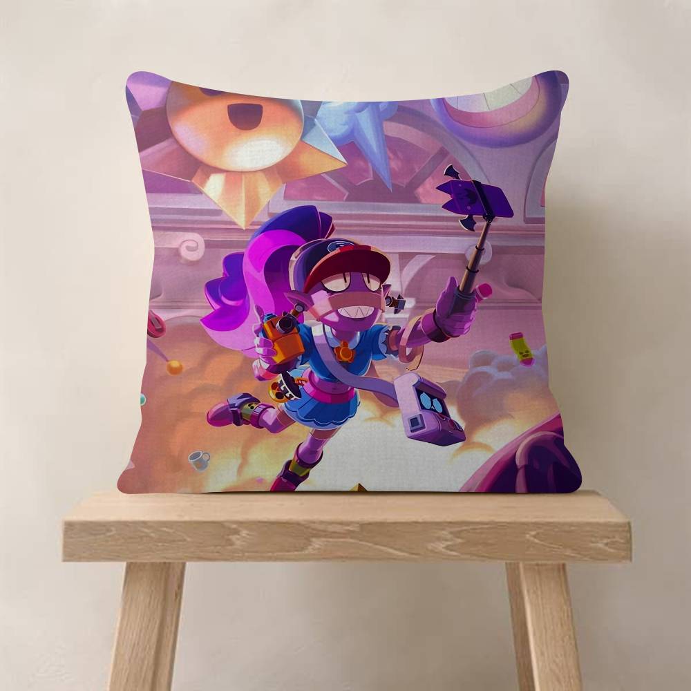 

BBawlss Game SStars Pillow Cushion Cover Pillowcase Living Room Sofa Home Decor Customized 30x30 cm