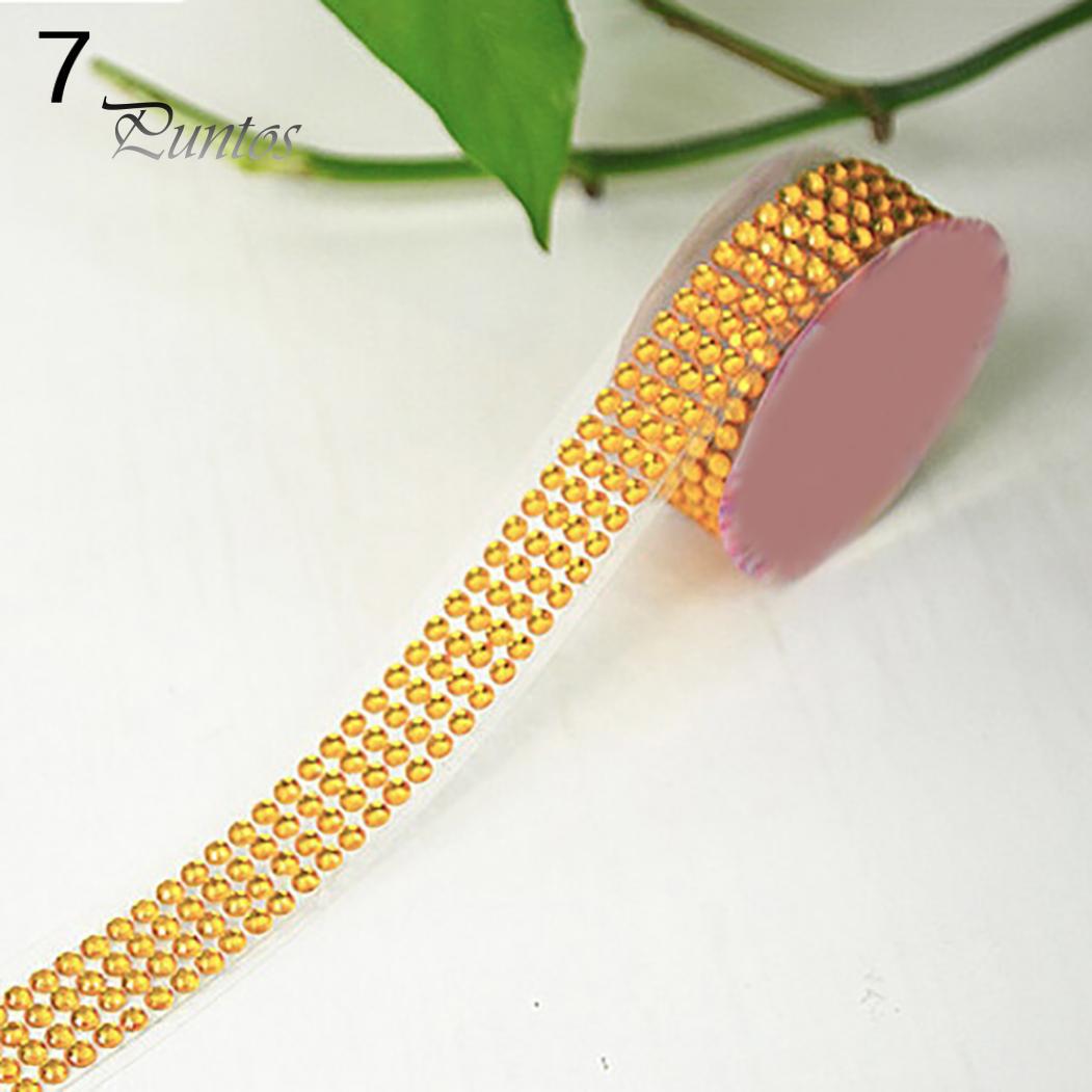 

Самоклеящиеся стразы для скрапбукинга DIY жёлтый