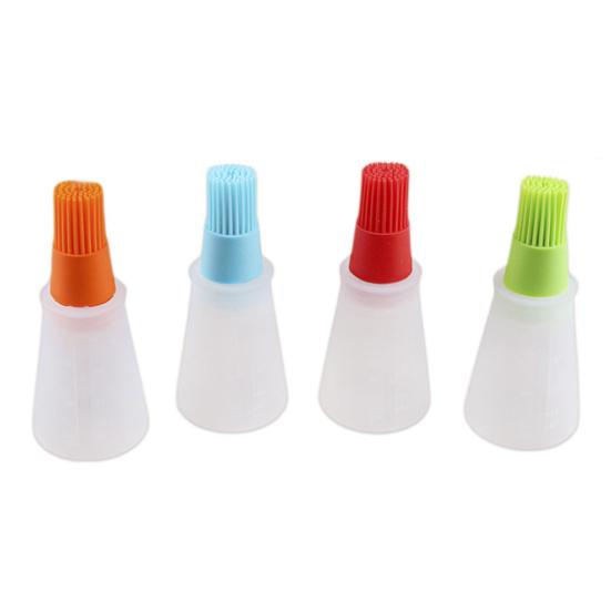 Oil Bottle Brush Multi-use Heat-resistant Silicone Kitchen Oil Bottle Brush for Home