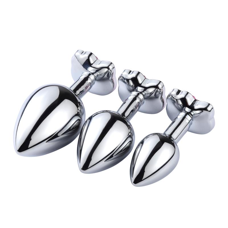 Stainless Cat Face Jewel Base Anal Plug Holle Kitty Cat Butt Plug Metal Prostate Massager Anus Stimulator Dildos Adult Sex Toys
