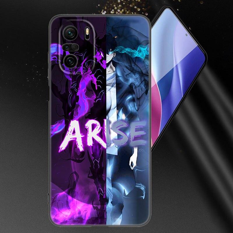 Anime Solo Leveling Phone Case For Xiaomi Mi POCO X3 NFC GT M4 M3 12 11T 10T Pro A3 11 Lite NE 5G 12X 11i F3 Soft Black Cover