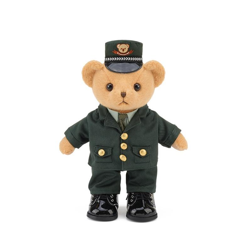 Hug Baby Classic Police Bear Fire Teddy Bear Plush Toy Doll Doll Search and Rescue Dog Doll