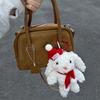 Cute  Rabbit Doll Bag Pendant Dress Cartoon Hanging Decoration Bowknot Lop Ears Car Key Ring Gifts