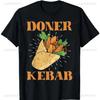 Mexico Dona Kebab Turkish Kebab Printed T-shirt Man Summer High Quality Cotton Short-sleeved T-shirt Outdoors Camisetas
