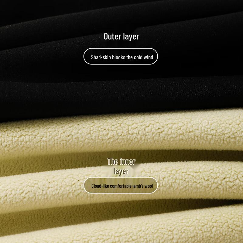 Herren Winter Fleecegefütterte Thermokompressionshose