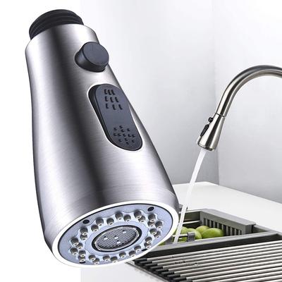 Wasserhahn Sprühkopf Sprüher Gebürstet 1 Stück Brandneu