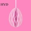 Multi-Scene Party Decor 2 Pcs Easter Honeycomb Hanging Decoration 3D Paper Egg Ornaments for Home Classroom Spring Supplies Wedding