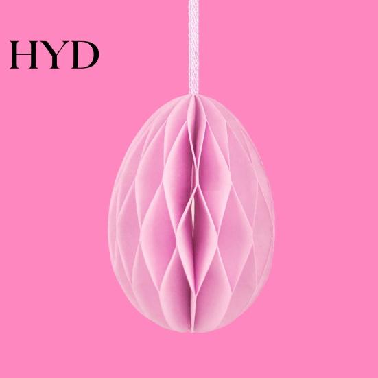 Multi-Scene Party Decor 2 Pcs Easter Honeycomb Hanging Decoration 3D Paper Egg Ornaments for Home Classroom Spring Supplies Wedding