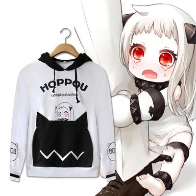 Kantai Kancolle oyunları koleksiyonu cosplay kıyafetleri Kazak Uzun Kollu sweatshirtler Kapüşonlu Spor Sıra dışı gündelik ceket Bol cadılar bayramı kostümleri