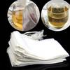 50pcs Empty Teabags String Heat Seal Filter Paper Herb Loose Tea Bag White 50Pcs/Set