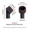 Universal Nozzle Suction Brush Head Dusting Brush For Inner Diameter 32mm Connectors Brush Nozzle Crevice Tool Vacuum Cleaner