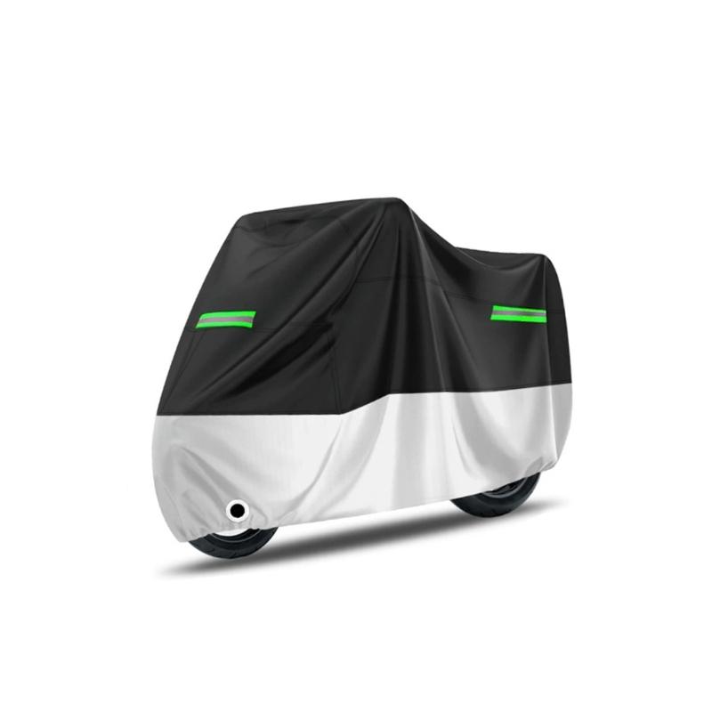 Motorcycle Rain Dust Sun Shield Wear Resistant Fabric Foldable Design Easy Storage And Quick Installation