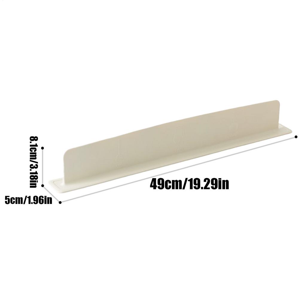 Splash Guard for Bathtub Bathroom Counter Water Splash Guard Suction Cup Barrier Bathroom Accessories for Hygiene Home House RV