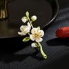 Senior brosjer blomst blad brosje pins for kvinner dress anheng mote brosjer smykker