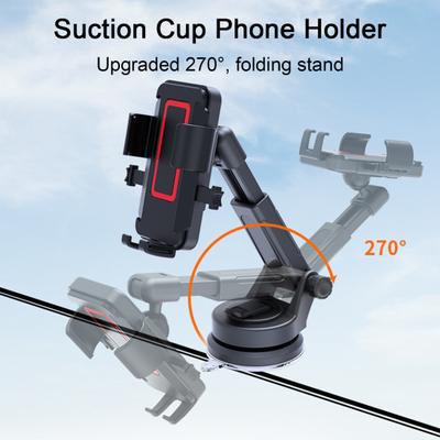 Yousheng Universelle Autotelefonhalterung Super Saugnapf Teleskopisches Design Freisprecheinrichtung Armaturenbrett Windschutzscheibe Telefonhalter Ständer